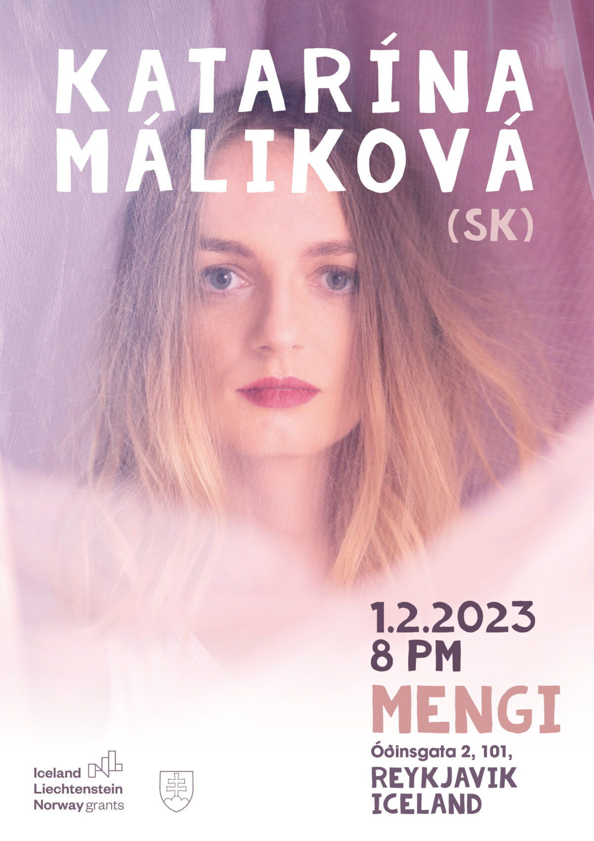 Katarína Máliková at Mengi / Iceland / 1.2.2023 at 8PM